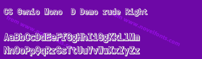 CS Genio Mono 3D Demo rude RightPreview