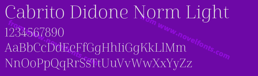 Cabrito Didone Norm LightPreview