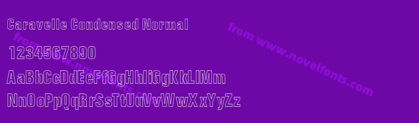 Caravelle Condensed NormalPreview