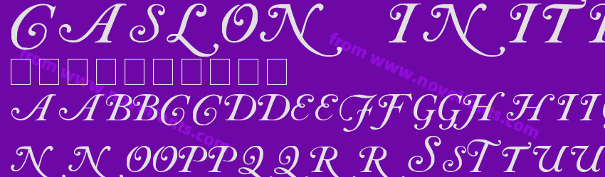 Caslon InitialsPreview