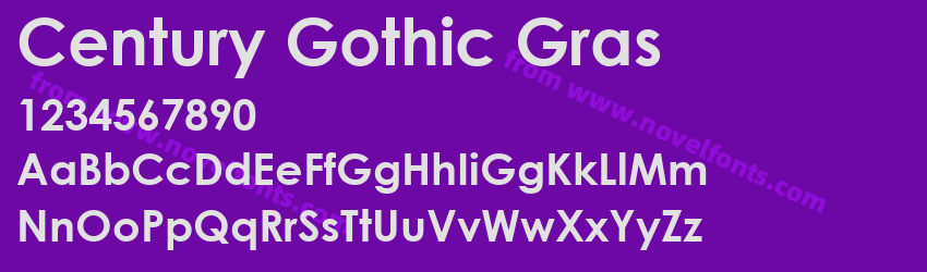 Century Gothic GrasPreview