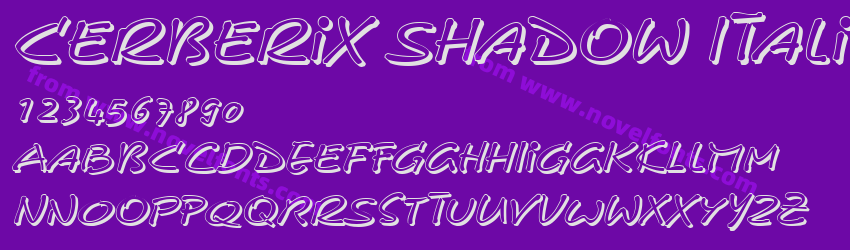 Cerberix Shadow ItalicPreview