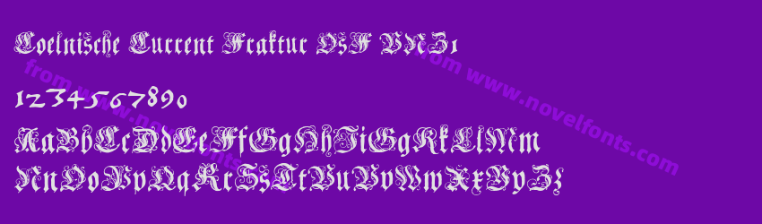 Coelnische Current Fraktur OsF UNZ1Preview