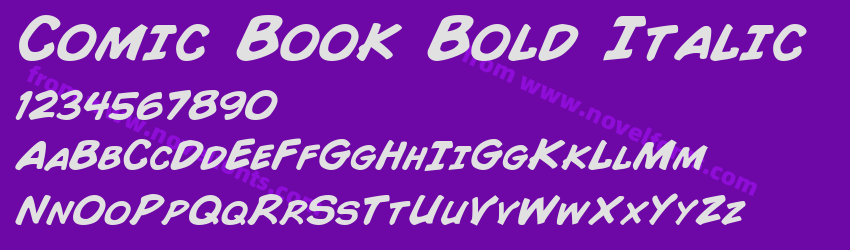 Comic Book Bold ItalicPreview