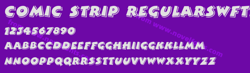 Comic Strip RegularSWFTEPreview