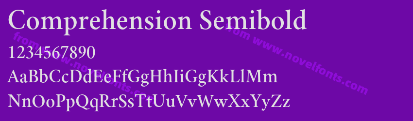 Comprehension SemiboldPreview