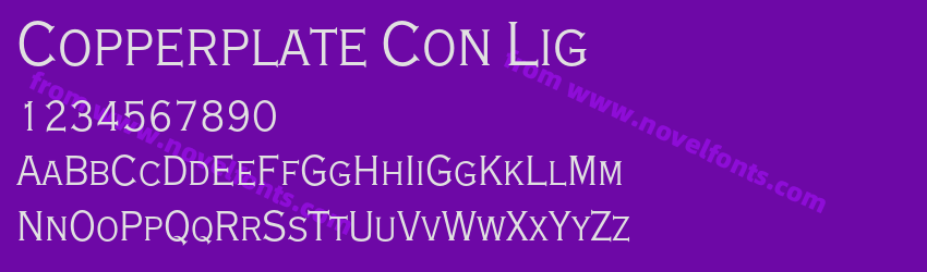 Copperplate Con LigPreview