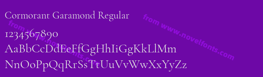 Cormorant Garamond RegularPreview