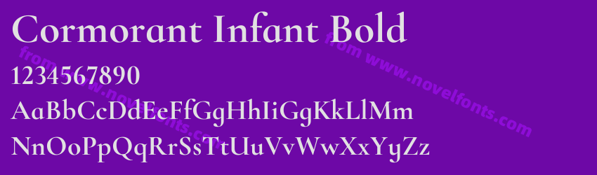 Cormorant Infant BoldPreview