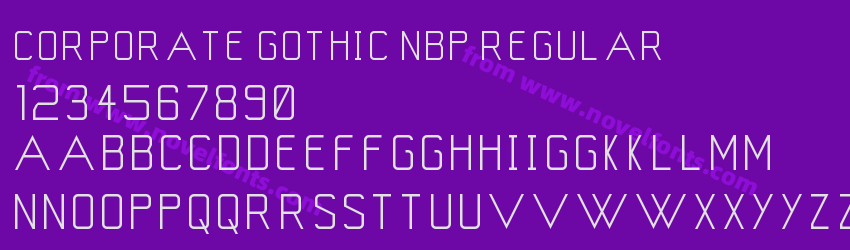 Corporate Gothic NBP RegularPreview