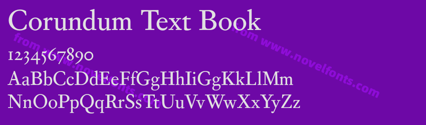 Corundum Text BookPreview