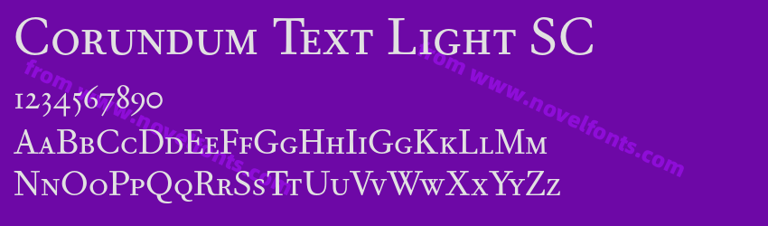 Corundum Text Light SCPreview