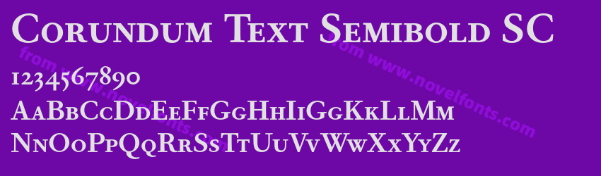 Corundum Text Semibold SCPreview