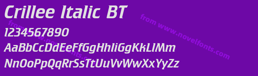 Crillee Italic BTPreview