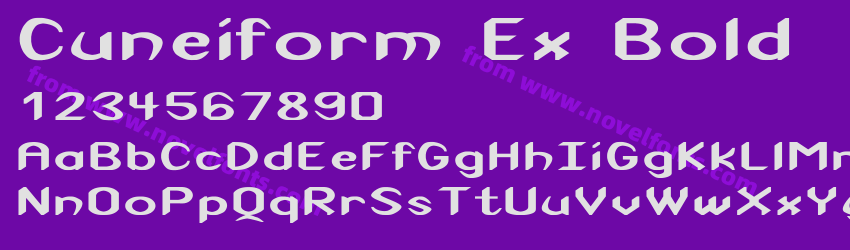 Cuneiform Ex BoldPreview