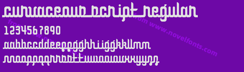 Curvaceous Script RegularPreview