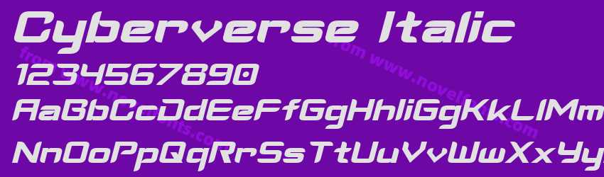 Cyberverse ItalicPreview