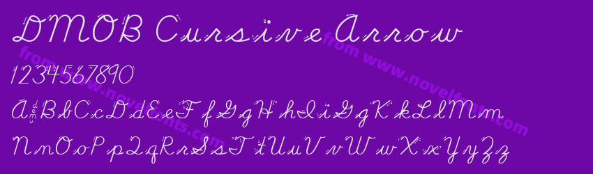 DMOB Cursive ArrowPreview