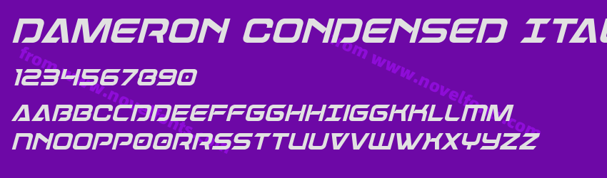 Dameron Condensed ItalicPreview