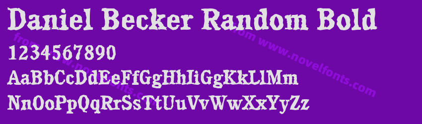 Daniel Becker Random BoldPreview