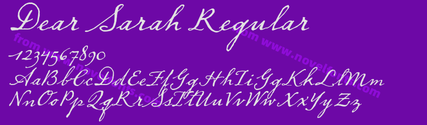 Dear Sarah RegularPreview