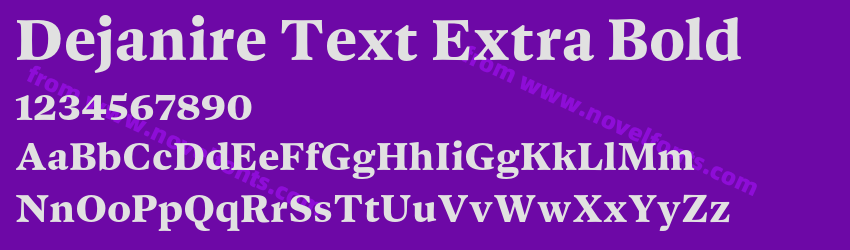 Dejanire Text Extra BoldPreview