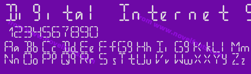 Digital Internet SemiboldPreview