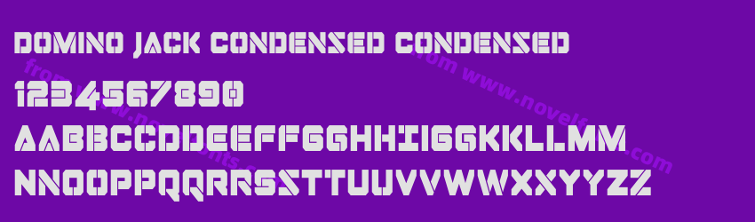 Domino Jack Condensed CondensedPreview