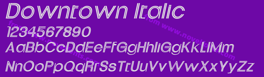 Downtown ItalicPreview