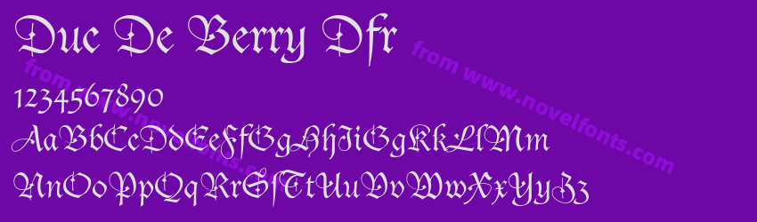 Duc De Berry DfrPreview