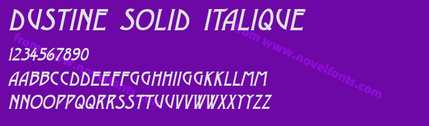 Dustine Solid ItaliquePreview