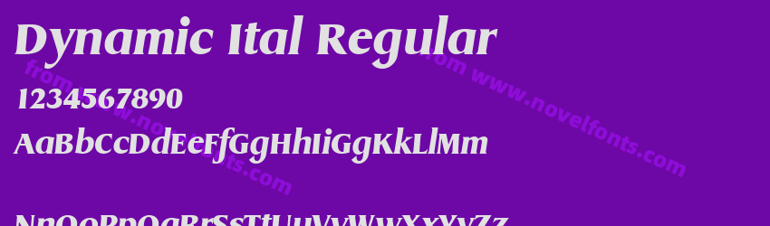 DynamicItal RegularPreview