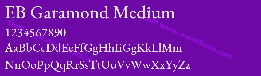 EB Garamond MediumPreview