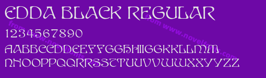 Edda Black RegularPreview