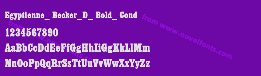 Egyptienne_ Becker_D_ Bold_ CondPreview