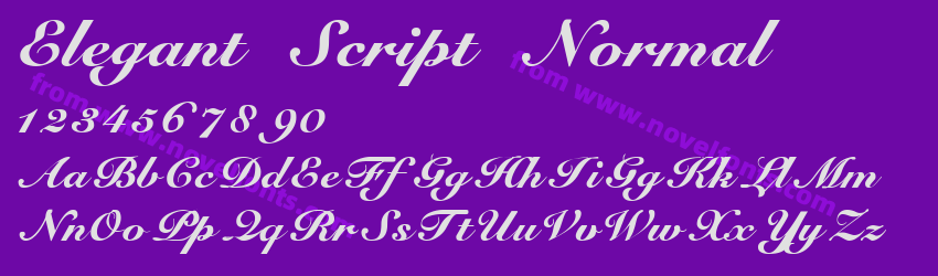 Elegant Script NormalPreview