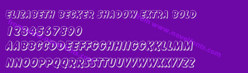 Elizabeth Becker Shadow Extra BoldPreview