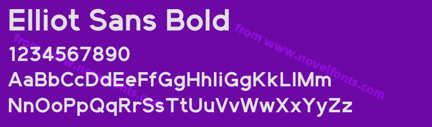 Elliot Sans BoldPreview