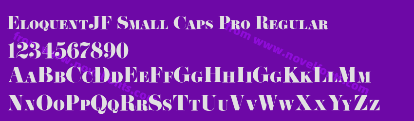 EloquentJF Small Caps Pro RegularPreview