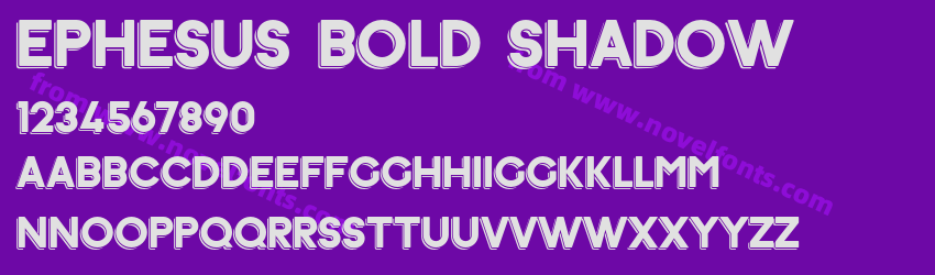 Ephesus Bold ShadowPreview