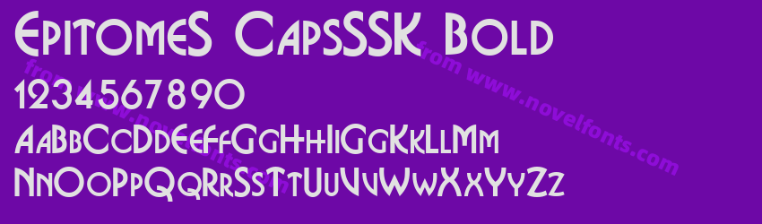 EpitomeS CapsSSK BoldPreview