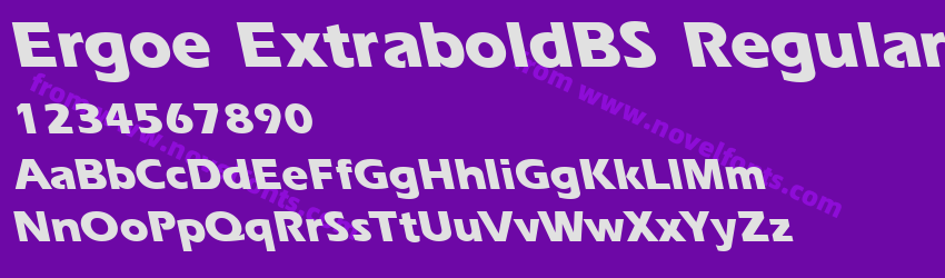 Ergoe ExtraboldBS RegularPreview