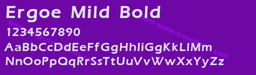 Ergoe Mild BoldPreview