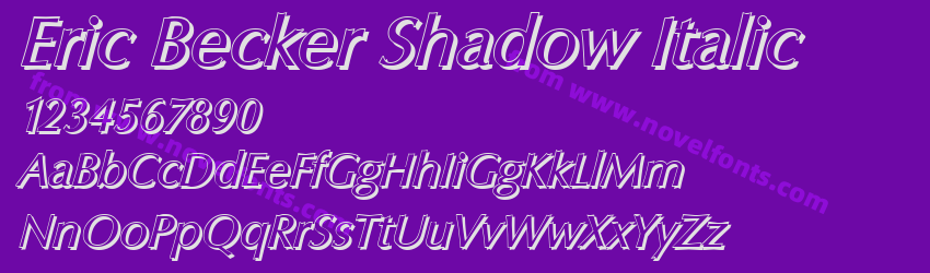 Eric Becker Shadow ItalicPreview