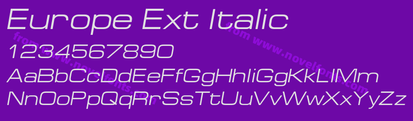 Europe Ext ItalicPreview