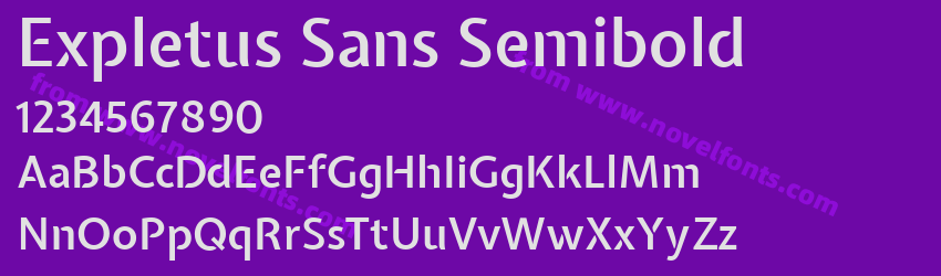 Expletus Sans SemiboldPreview