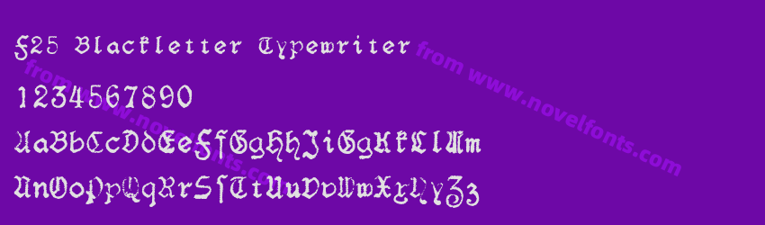 F25BlackletterTypewriterPreview