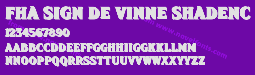 FHA Sign De Vinne ShadeNCPreview