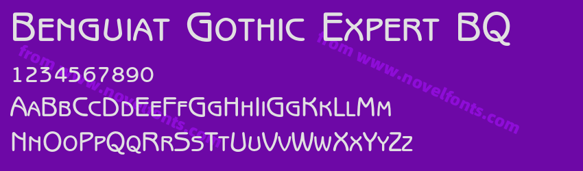 Benguiat Gothic Expert BQPreview