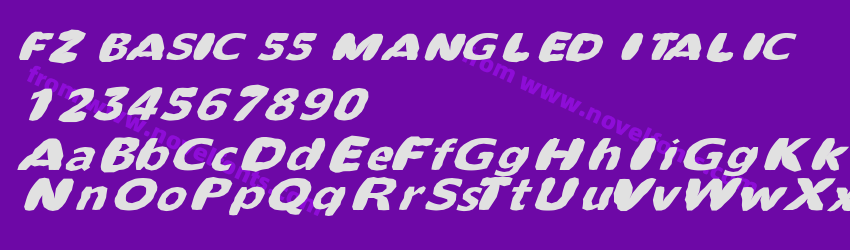 FZ BASIC 55 MANGLED ITALICPreview